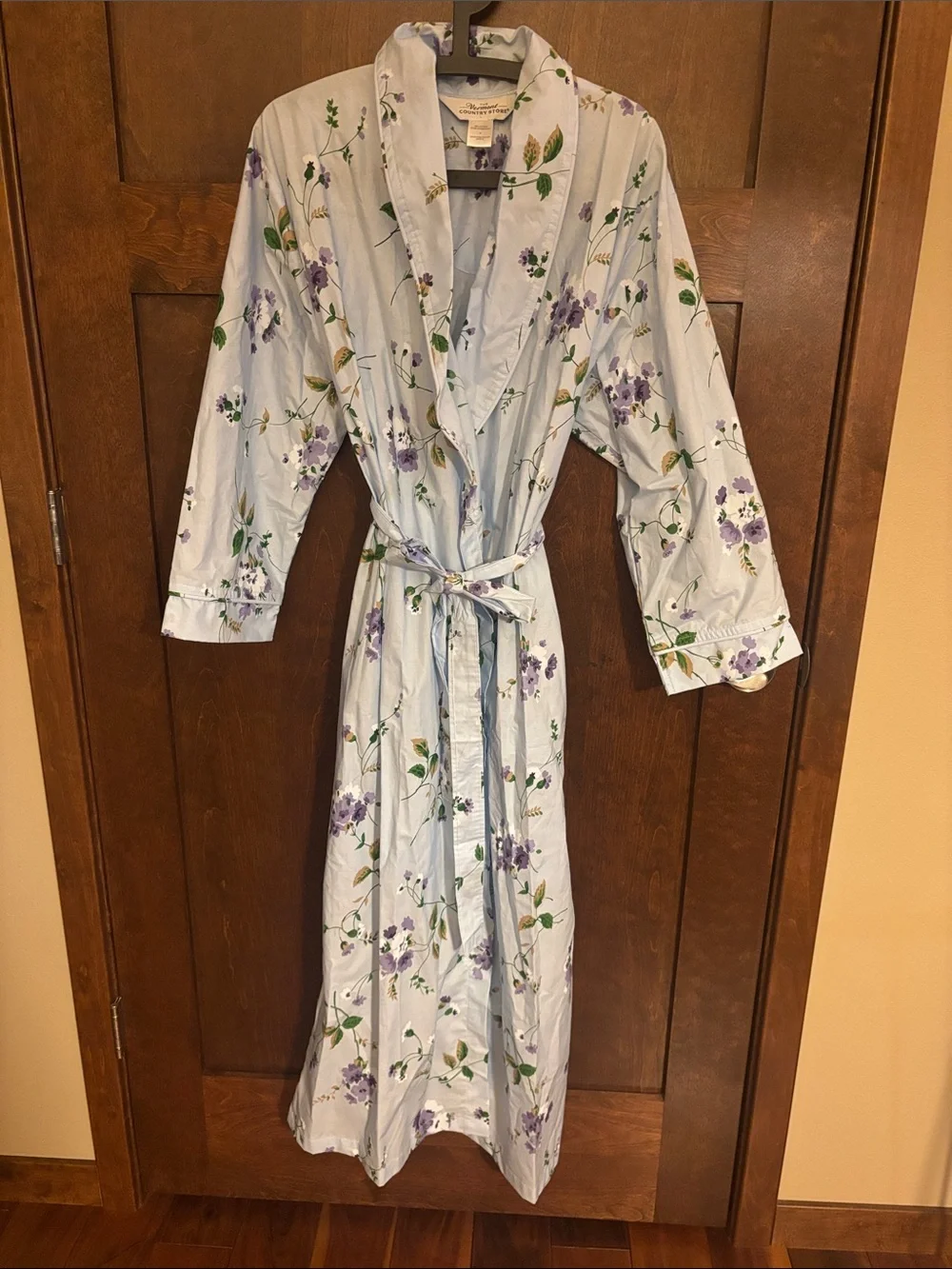 New Vermont Country Store Portuguese Cotton Robe - M